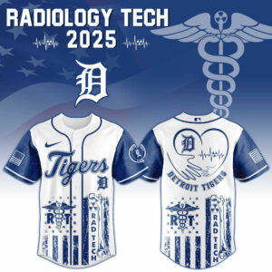 Detroit Tigers x Radiology Tech Night Exclusive Design Jersey Detroit Tigers Merch Husband Gifts