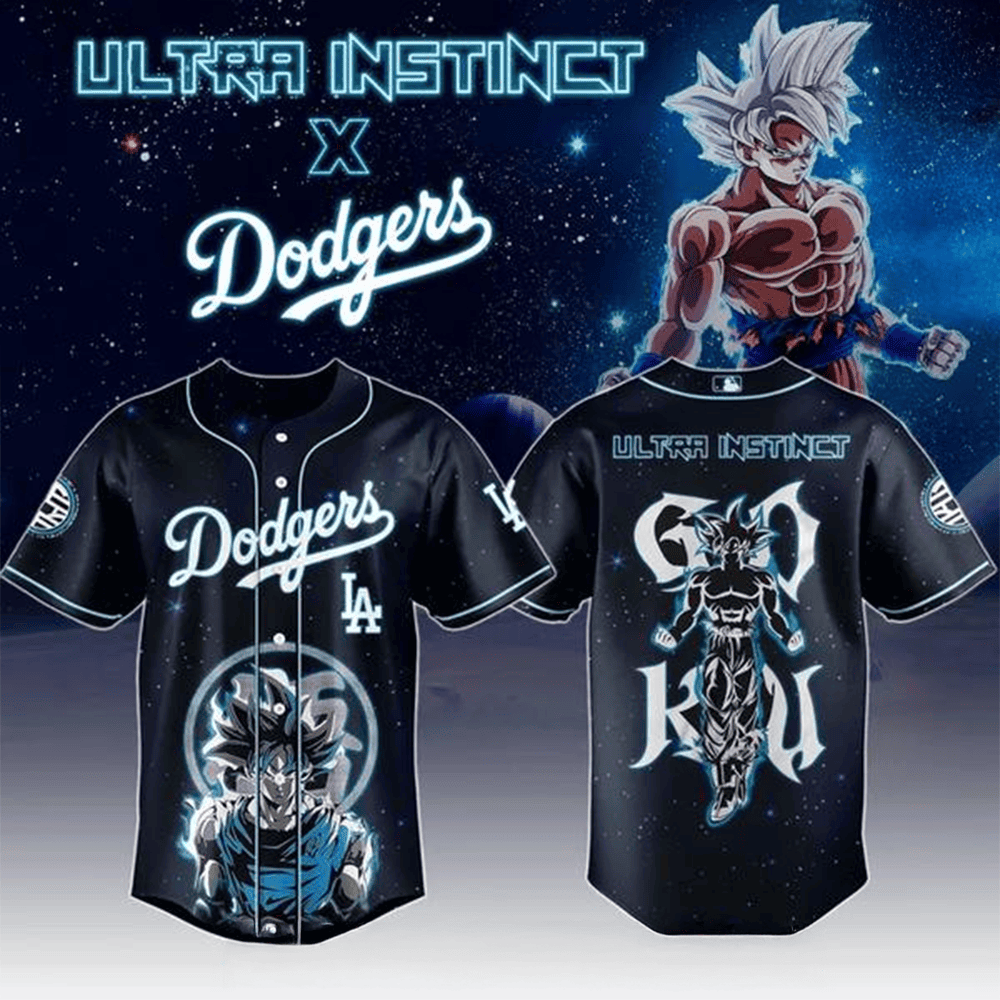 Goku Ultra Instinct x Los Angeles Dodgers 2025 Special Jersey Useful Gifts For Dad 1 Goku Ultra Instinct x Los Angeles Dodgers 2025 Special Jersey Useful Gifts For Dad