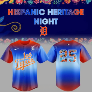 Detroit Tigers 2025 Hispanic Heritage Night Special Jersey Detroit Tigers Merch Dad Gifts