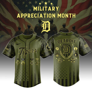 Detroit Tigers x Military Appreciation Month Special Edition Jersey 2025