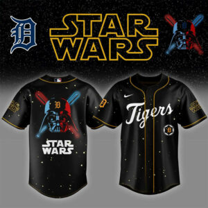 Detroit Tigers x Star Wars 2025 Baseball Jersey Detroit Tigers Merch Dad Fathers Day Gifts