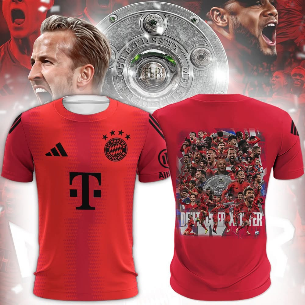 FC Bayern Munich Deutscher Meister 2025 Football Jersey Fathers Day Presents 1 FC Bayern Munich Deutscher Meister 2025 Football Jersey Fathers Day Presents