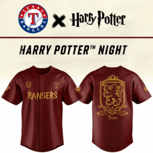 Harry Potter Night Texas Rangers Baseball Jersey Baseball Lover Gift Ideas Father's Day