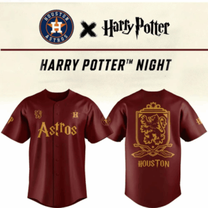 Harry Potter Night 2025 Houston Astros Baseball Jersey Baseball Lover Father'sDay Present Ideas