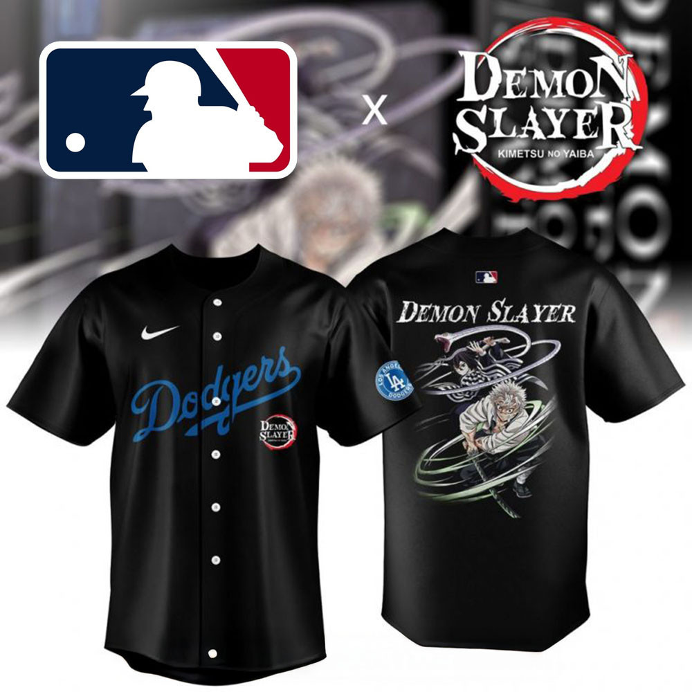 Demon Slayer x Los Angeles Dodgers 2025 Baseball Jersey Bonus Dad Gifts 1 Demon Slayer x Los Angeles Dodgers 2025 Baseball Jersey Bonus Dad Gifts