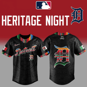Detroit Tigers Mexican Heritage Night Baseball Jersey Detroit Tigers Merch Cool Baseball Gifts