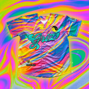 Griz Merch Griz Rainbow Baseball Jersey Gifts For DJ Fans