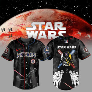 Houston Astros Star War Baseball Jersey Houston Astros Merch Gifts For Father's Day From Wife