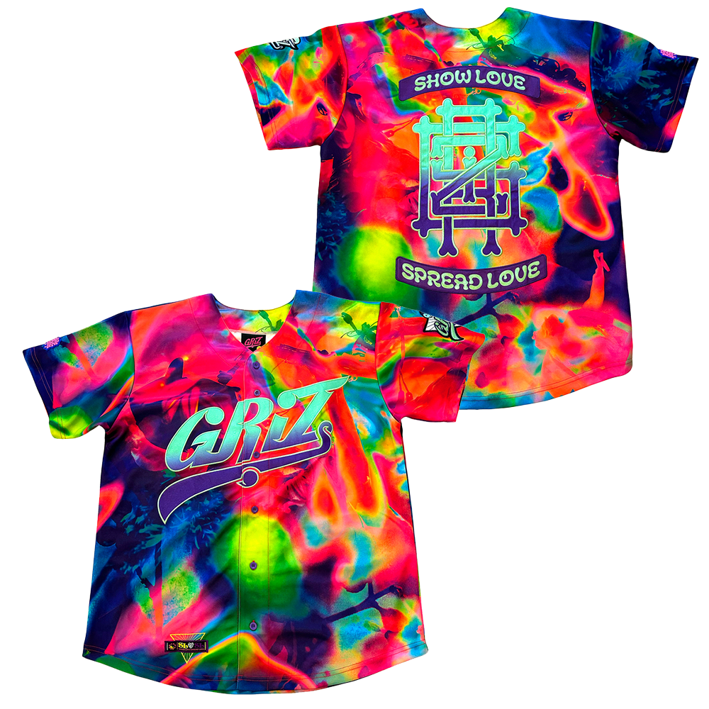 Griz Merch GRiZ Infra Rad Button Up Baseball Jersey Gifts For DJ Fans 1 Griz Merch GRiZ Infra Rad Button Up Baseball Jersey Gifts For DJ Fans
