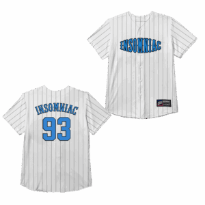 EDC Merch Insomniac Pinstripe Baseball Jersey Gifts For Music Fans