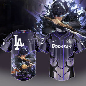 2025 Los Angeles Dodgers x Solo Leveling Baseball Jersey Cool Baseball Gifts