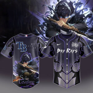 2025 Tampa Bay Rays x Solo Leveling Baseball Jersey Unique Gifts For Baseball Fans