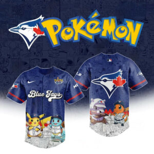 2025 Toronto Blue Jays Pokemon Go Special Edition Baseball Jersey Gift Ideas For Baseball Players