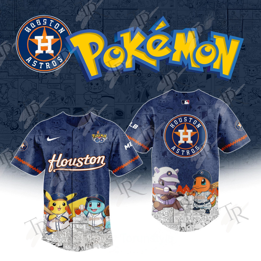 2025 Houston Astros Pokemon Go Special Edition Baseball Jersey Unique Baseball Gifts 1 2025 Houston Astros Pokemon Go Special Edition Baseball Jersey Unique Baseball Gifts