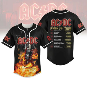 AC'DC Power Up Tour 2025 Jersey Merch Apparel Cool Gift For ACDC Fans For Him