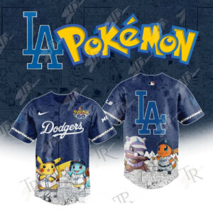 2025 Los Angeles Dodgers Pokemon Go Special Edition Baseball Jersey Baseball Best Gifts