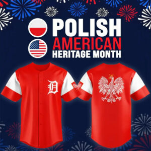 2025 Detroit Tigers Polish American Heritage Jersey Presents For Baseball Fans