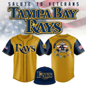 2025 TB Rays Salute to Service Jersey Baseball Lover Gift Ideas
