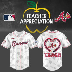 Atlanta Braves Teacher Appreciation Jersey Merch Honor Teachers Day Baseball Fan Gifts
