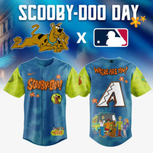 Arizona Diamondbacks x Scooby Doo Jersey Gifts For Baseball Lovers