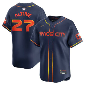 Astros Jose Altuve Navy City Connect Player Jersey Baseball Father's Day Gifts