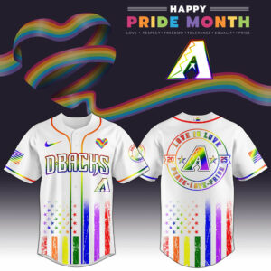 Arizona Diamondbacks x Happy Pride Month Edition Jersey 2025 Comfortable Shirt For Friends