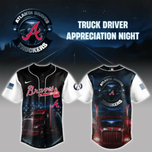 Atlanta Braves Merch Atlanta Braves Truck Driver Appreciation Night Jersey Unique Baseball Gifts For Fans