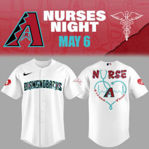 Arizona Diamondbacks Nurses Night Jersey Baseball Coach Gift Ideas