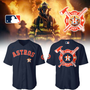 Astros x Firefighter Appreciation Night Jersey Gifts For Baseball Fans