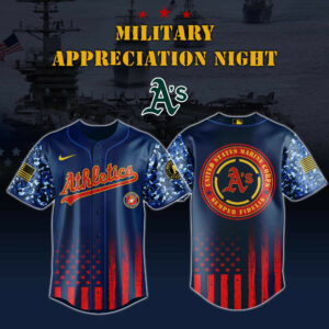 Athletics x Marine Corps Military Appreciation Night Jersey Editions 2025 Athletics Merch