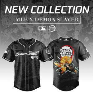 Agatsuma Zenitsu Demon Slayer x Baseball Jersey Editions Merch