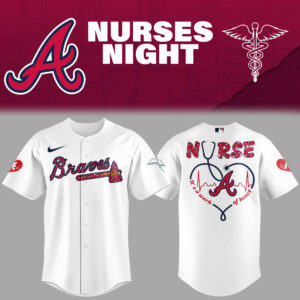 Atlanta Braves Nurses Night Jersey Gifts For Baseball Players