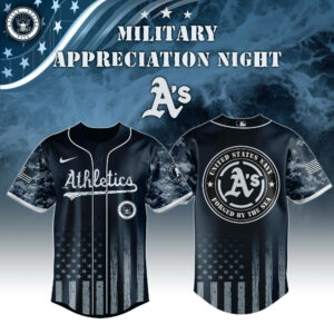 Athletics x Navy Military Appreciation Night Jersey Gifts For Baseball Lovers