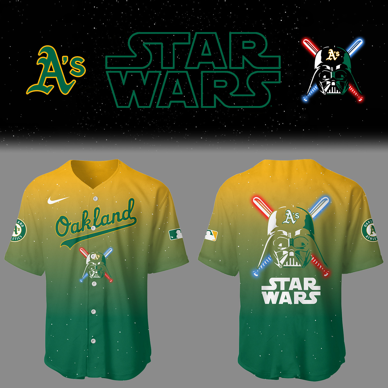 Athletics Baseball Athletics x Star Wars 2025 Jersey Unique Baseball Gifts 1 Athletics Baseball Athletics x Star Wars 2025 Jersey Unique Baseball Gifts