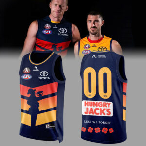 Adelaide Crows Anzac Day Jersey Gifts For Fan