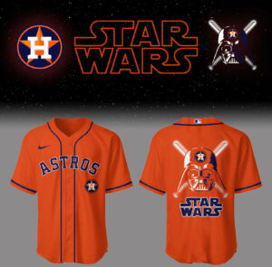 Astros Baseball 2025 Astros x Star Wars 2025 Orange Jersey Gifts For Baseball Players