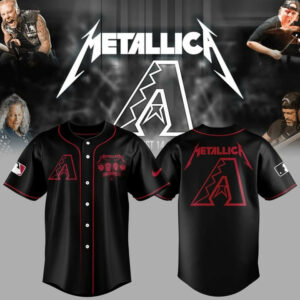 Arizona Diamondbacks X Metallica Night Jersey Baseball Merch Best Gifts For Fans