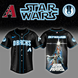 Arizona Diamondbacks x Stars Wars Luke Skywalker Game Night Baseball Jersey Unique Baseball Gifts