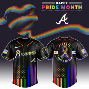 Atlanta Braves Special Pride Month Jersey Best Gifts For Baseball Lovers