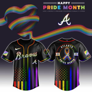 Atlanta Braves Special Pride Month Jersey Gifts For Baseball Fans