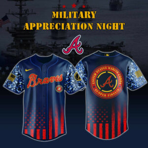 Atlanta Braves x Marine Corps Military Appreciation Night Jersey Editions 2025 Atlanta Braves Merch