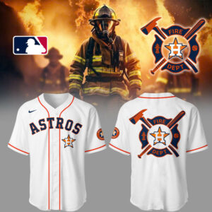 Astros x Firefighter Appreciation Night Jersey Baseball Coach Gift Ideas