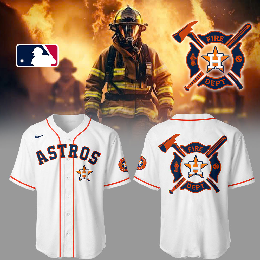 Astros x Firefighter Appreciation Night Jersey Baseball Coach Gift Ideas 1 Astros x Firefighter Appreciation Night Jersey Baseball Coach Gift Ideas