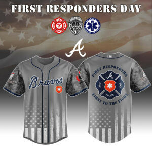Atlanta Braves x First Responders Jersey 2025 Gift For Baseball Fans