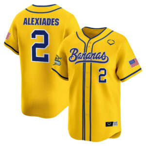 Alexiades Bananas Jersey Baseball Bananas Ball Yellow Jersey Merch Apparel Gifts For Fans