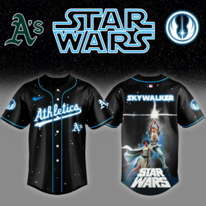Athletics x Stars Wars Luke Skywalker Game Night Baseball Jersey Baseball Coach Gift Ideas