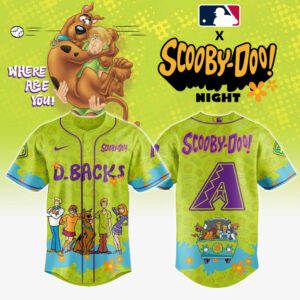 Arizona Diamondbacks x Scooby Doo Jersey Best Gifts For Baseball Fans