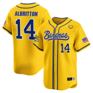 Albritton Bananas Jersey Baseball Bananas Ball Yellow Jersey Merch Gifts For Baseball Lovers