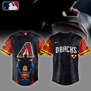 Arizona Diamondbacks x Superman Jersey Merch Diamondbacks Fan Father's Day Gifts