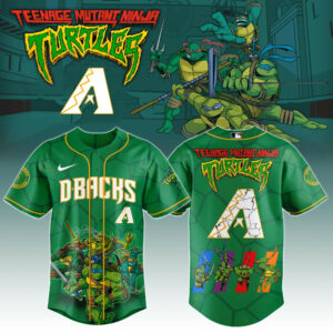 Arizona Diamondbacks Ninja Turtles Night Game Jersey Baseball Fan Gifts For Him
